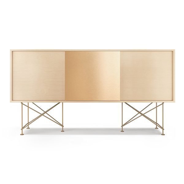 Decotique Vogue Sideboard Senkki 180h Valkoinen Tammi / 2wo1b / Messin