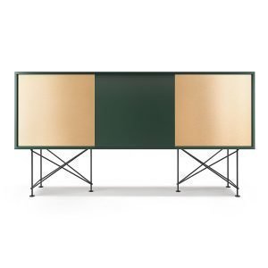 Decotique Vogue Sideboard Senkki 180h Vihreä / 1g2b / Musta