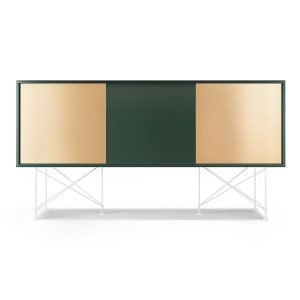 Decotique Vogue Sideboard Senkki 180h Vihreä / 1g2b / Valkoinen