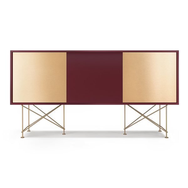 Decotique Vogue Sideboard Senkki 180h Viininpunainen / 1wr2b / Messi