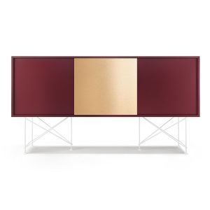 Decotique Vogue Sideboard Senkki 180h Viininpunainen / 2wr1b / Valkoinen