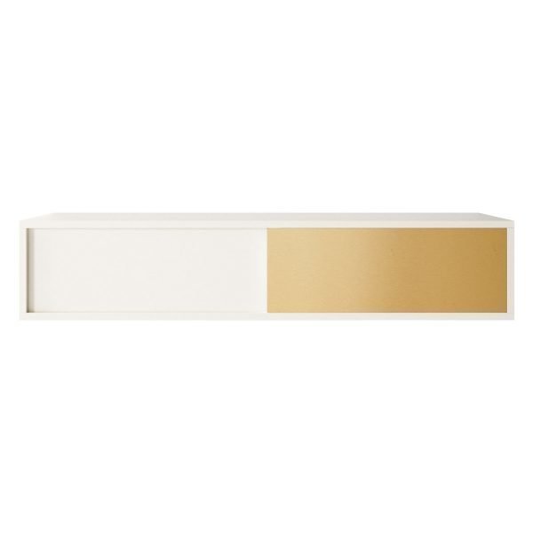 Decotique Vogue Wall Kaappi Petite 120 Valkoinen / Messinki