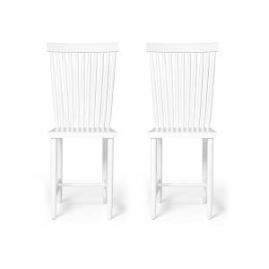 Design House Stockholm Family Chairs No2 Tuoli Valkoinen 2-Pakkaus