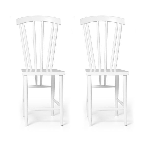 Design House Stockholm Family Chairs No3 Tuoli Valkoinen 2-Pakkaus