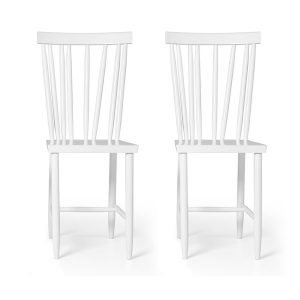 Design House Stockholm Family Chairs No4 Tuoli Valkoinen 2-Pakkaus