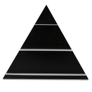 Design Letters Black Paper Triangle Hylly