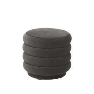 Ferm Living Pouf Round Rahi Pieni Harmaa