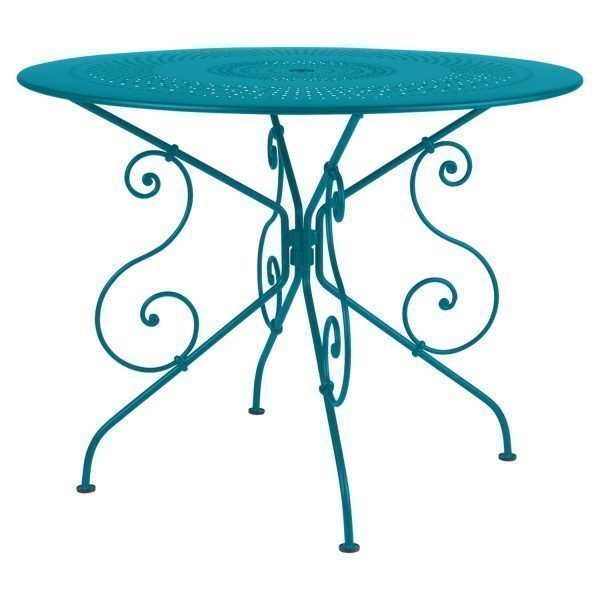 Fermob 1900 Pöytä Turquoise Ø96 Cm