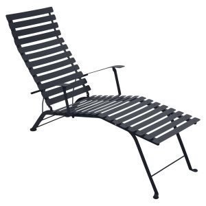 Fermob Bistro Chaise Longue Aurinkotuoli Antracit