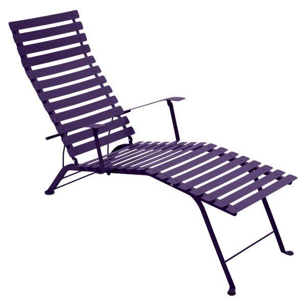 Fermob Bistro Chaise Longue Aurinkotuoli Aubergine