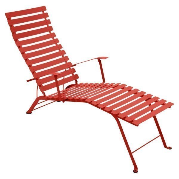 Fermob Bistro Chaise Longue Aurinkotuoli Capucine