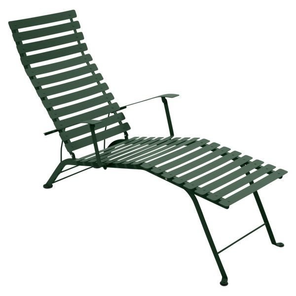 Fermob Bistro Chaise Longue Aurinkotuoli Cedar Green