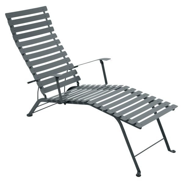 Fermob Bistro Chaise Longue Aurinkotuoli Storm Grey