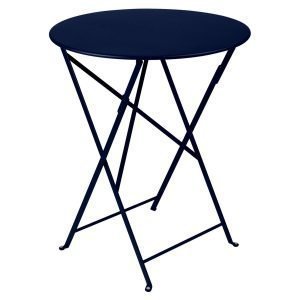 Fermob Bistro Pöytä Deep Blue Ø60 Cm