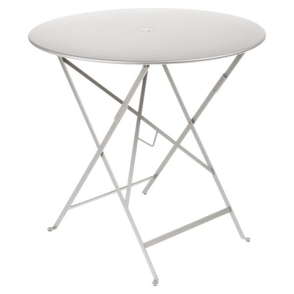 Fermob Bistro Pöytä Steel Grey Ø77 Cm