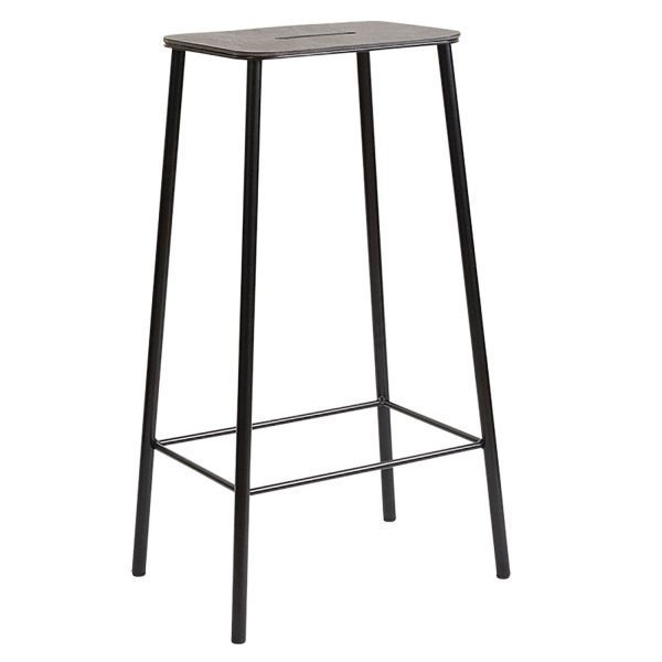 Frama Adam Baarituoli Nahka Musta H76 Cm