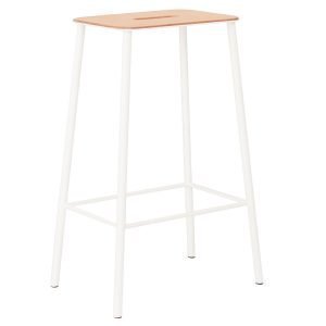 Frama Adam Stool 65 Baarijakkara Nahka / Mattavalkoinen