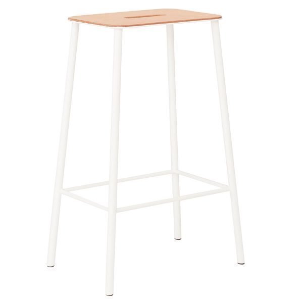 Frama Adam Stool 65 Baarijakkara Nahka / Mattavalkoinen