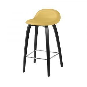 Gubi 3d Baarituoli Beech / Venetian Gold H65 Cm