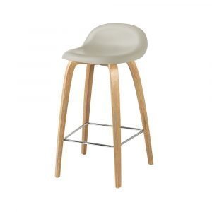 Gubi 3d Baarituoli Oak / Moon Grey H65 Cm