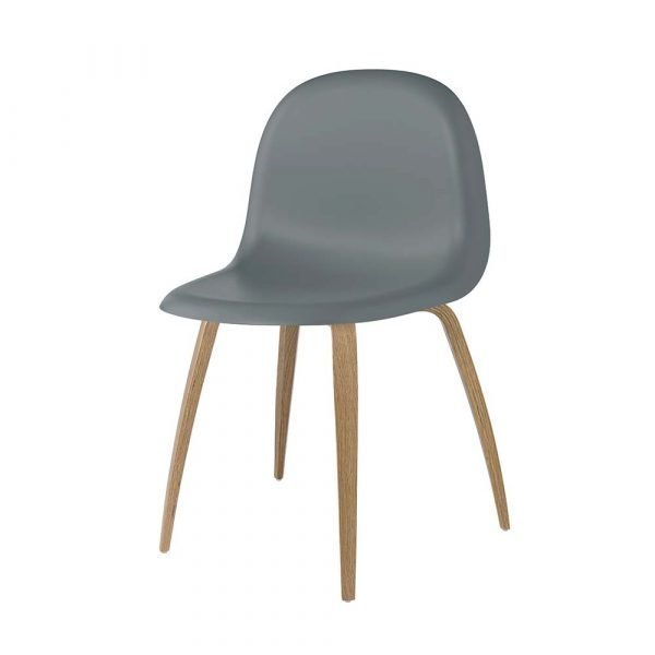 Gubi 3d Tuoli Oak / Rainy Grey