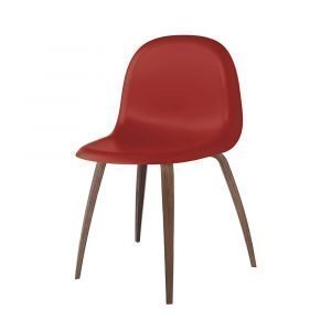 Gubi 3d Tuoli Walnut / Shy Cherry