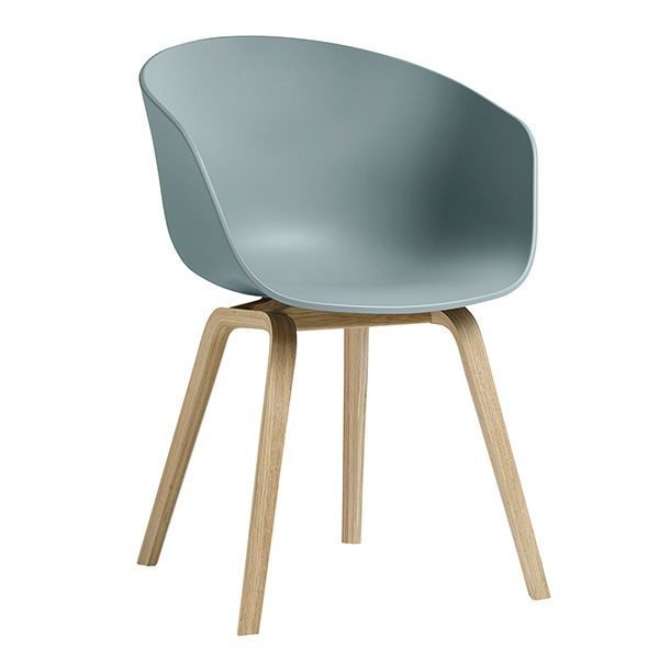 Hay About A Chair Aac22 Tuoli Mattalakattu Tammi Dusty Blue