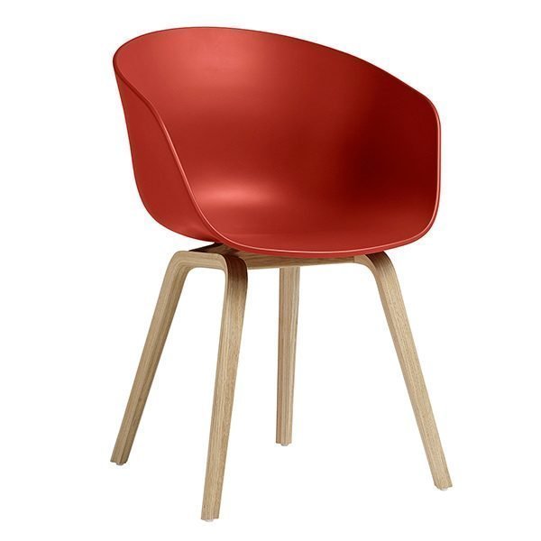 Hay About A Chair Aac22 Tuoli Mattalakattu Tammi Warm Red