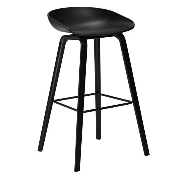 Hay About A Stool Aas32 Baarituoli Kokomusta Korkea 75 Cm