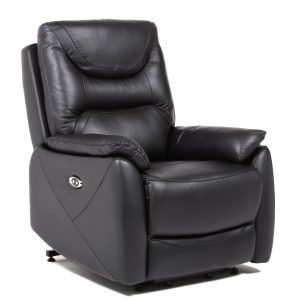 Houston Recliner Tuoli Musta