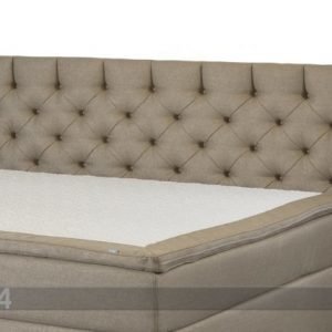 Hypnos Kangasverhoiltu Sängynpääty Chesterfield 140x112x10 Cm