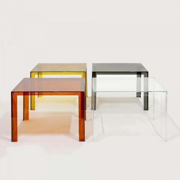 Kartell Invisible Table Pöytä Suuri Harmaa