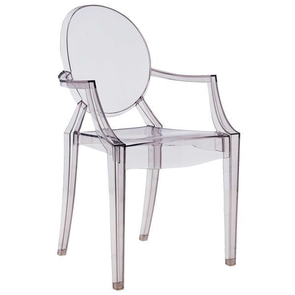 Kartell Louis Ghost Tuoli Harmaa