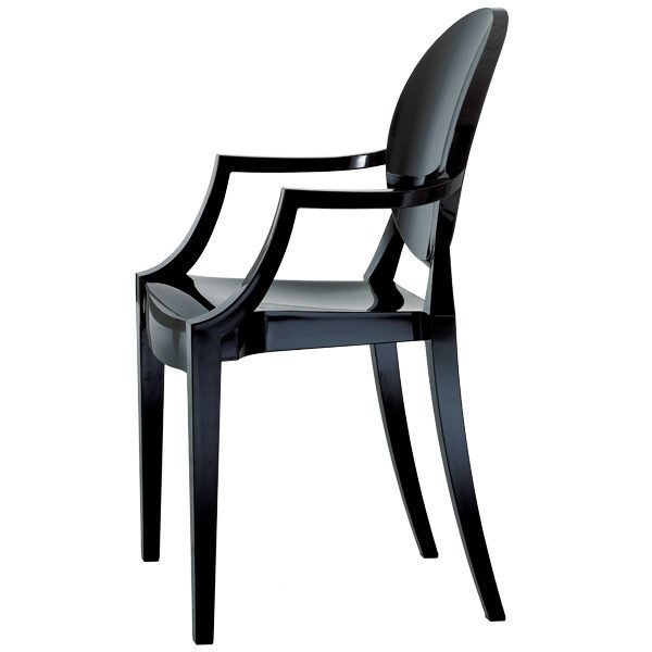 Kartell Louis Ghost Tuoli Musta