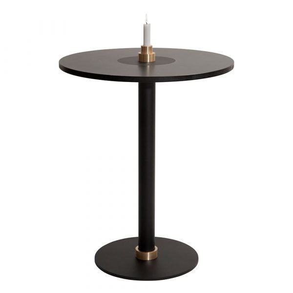 Klong Signum Cafe Pöytä Musta 75xø60 Cm