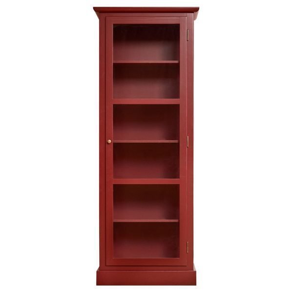 Lindebjerg Design N1 Vitriinikaappi Punainen