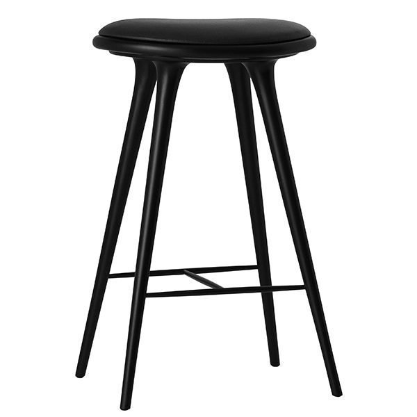 Mater High Stool Jakkara Mustaksi Petsattu Pyökki 74 Cm