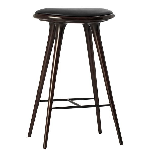 Mater High Stool Jakkara Tummaksi Petsattu Pyökki 74 Cm