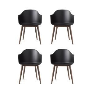 Menu Harbour Chair Tuoli Musta / Tumma Tammi 4 Kpl