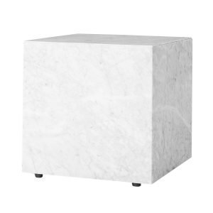 Menu Plinth Cubic Pöytä Valkea Marmori