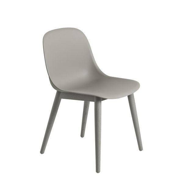 Muuto Fiber Wood Tuoli Harmaa