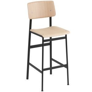 Muuto Loft Baarituoli Musta Tammi 75 Cm