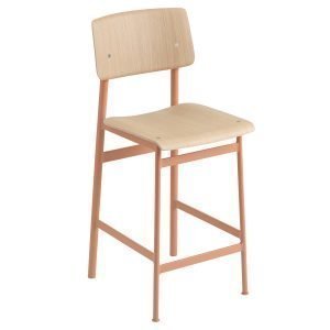 Muuto Loft Baarituoli Roosa Tammi 65 Cm