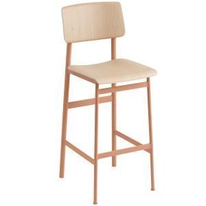 Muuto Loft Baarituoli Roosa Tammi 75 Cm