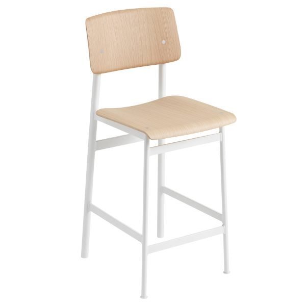 Muuto Loft Baarituoli Valkoinen Tammi 65 Cm