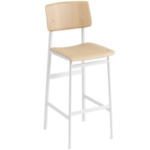 Muuto Loft Baarituoli Valkoinen Tammi 75 Cm