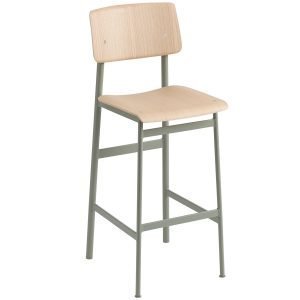 Muuto Loft Baarituoli Vihreä Tammi 75 Cm