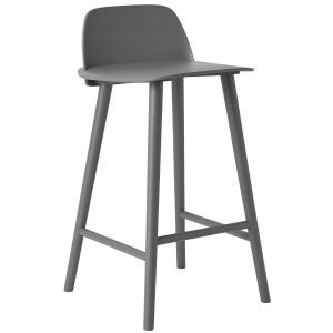 Muuto Nerd Baarijakkara H65 Tummanharmaa