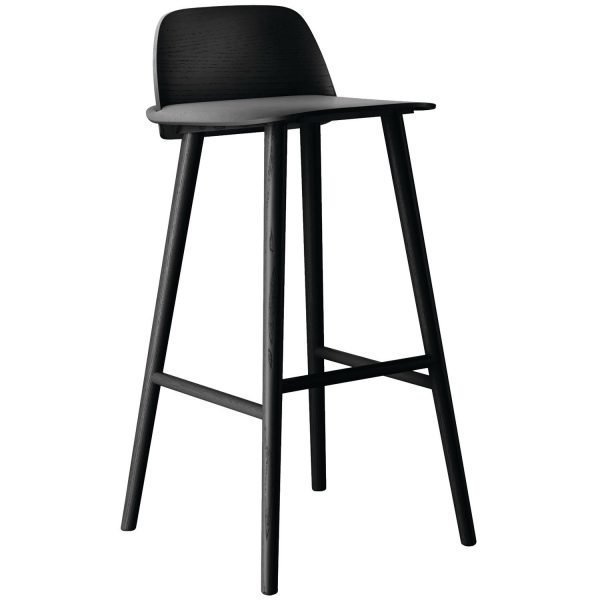 Muuto Nerd Baarijakkara H75 Musta