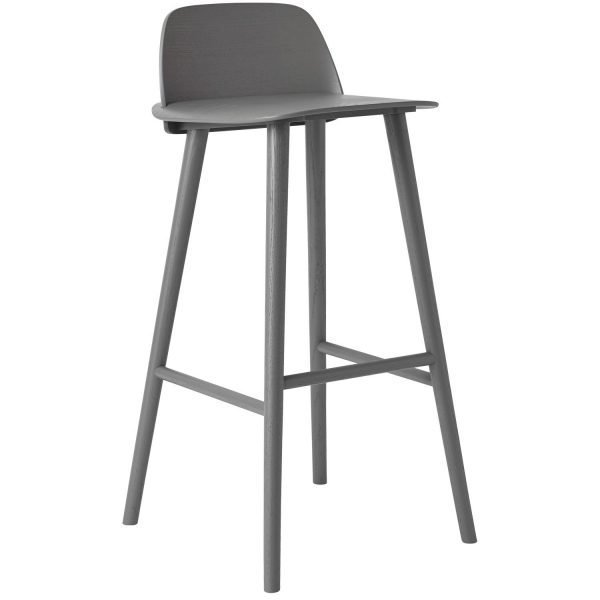 Muuto Nerd Baarijakkara H75 Tummanharmaa